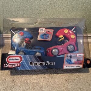 Little Tikes Radio Control Wheelz Bumper Cars 2 Player 3+ Action New in Box